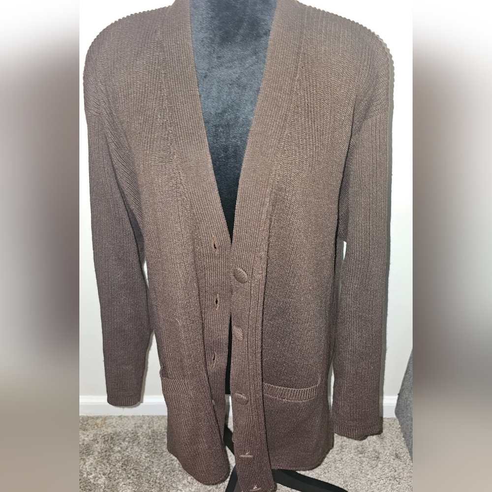 Bobbie Brooks Woman 22/24W Button Up Sweater Plus Size Cardigan